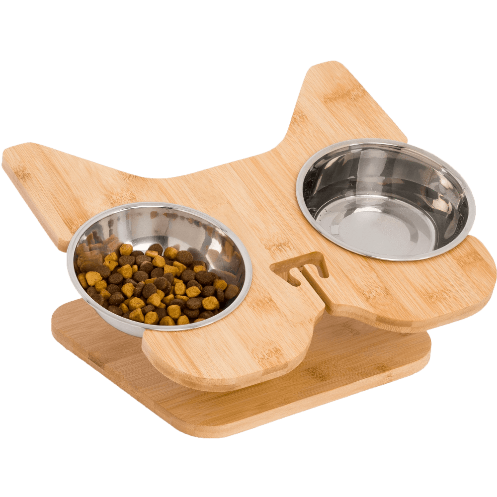 X Large Dog Bowl Stand Modern Dog Food Stand Elevated Pet 