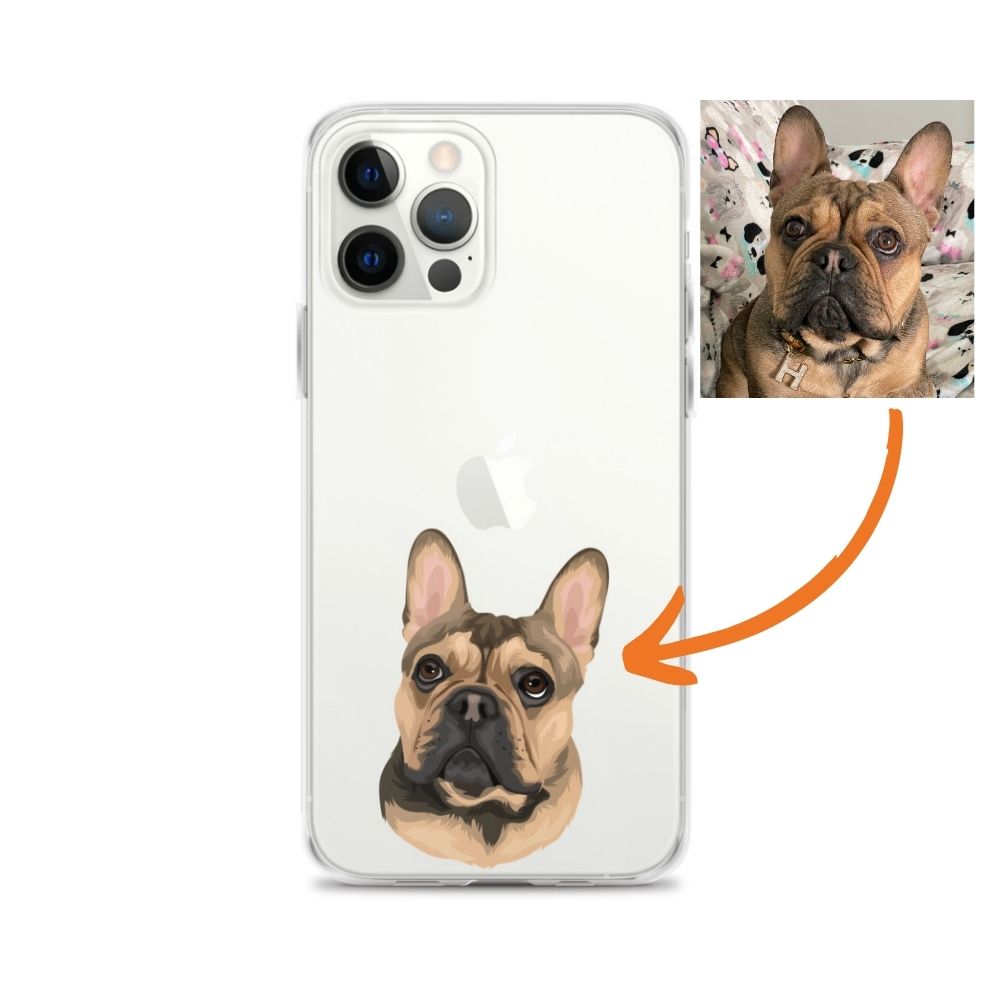 NibbleyPets Custom Pet Portrait Phone Case